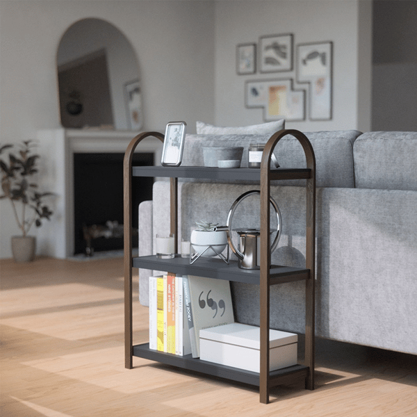 Ράφι Τριών Επιπέδων Bellwood Freestand Black Wallnut  Umbra